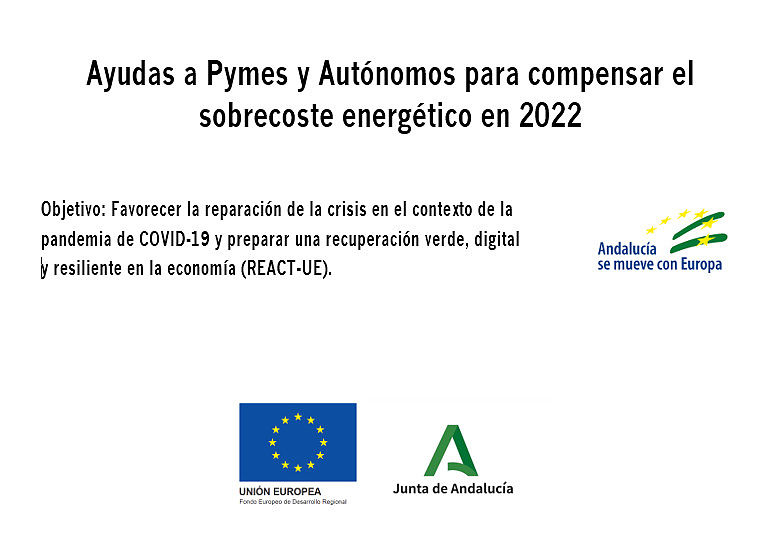 Ayuda sobrecoste energético Junta de Andalucía