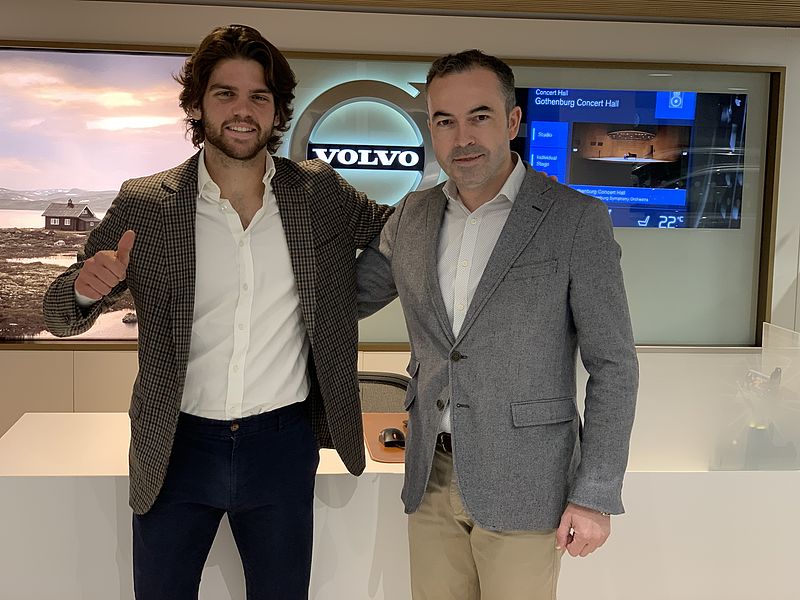 Javi Garrido, nuevo embajador de Volvo Vypsa